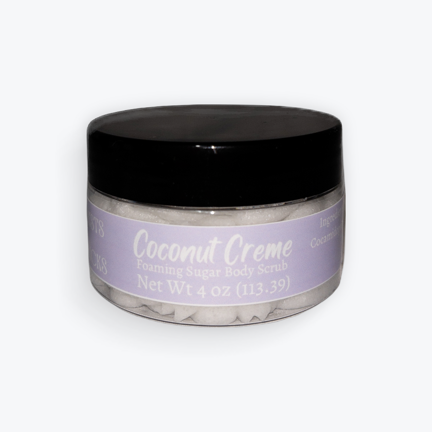 Coconut Creme 4oz Foaming Sugar Scrub